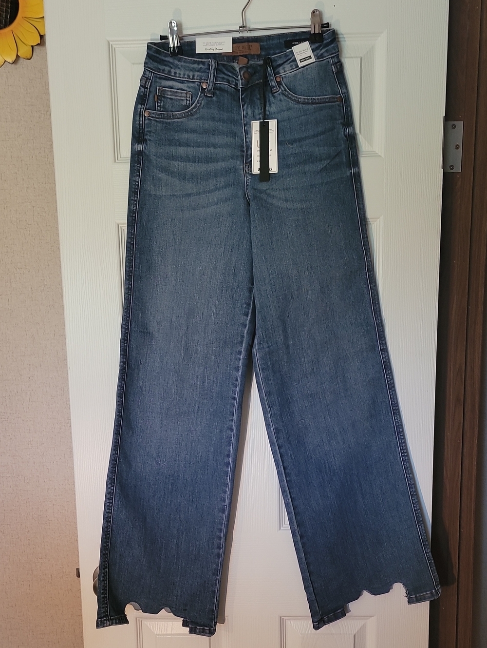 Judy Blue Wide Leg Women’s Jeans - Blue Denim